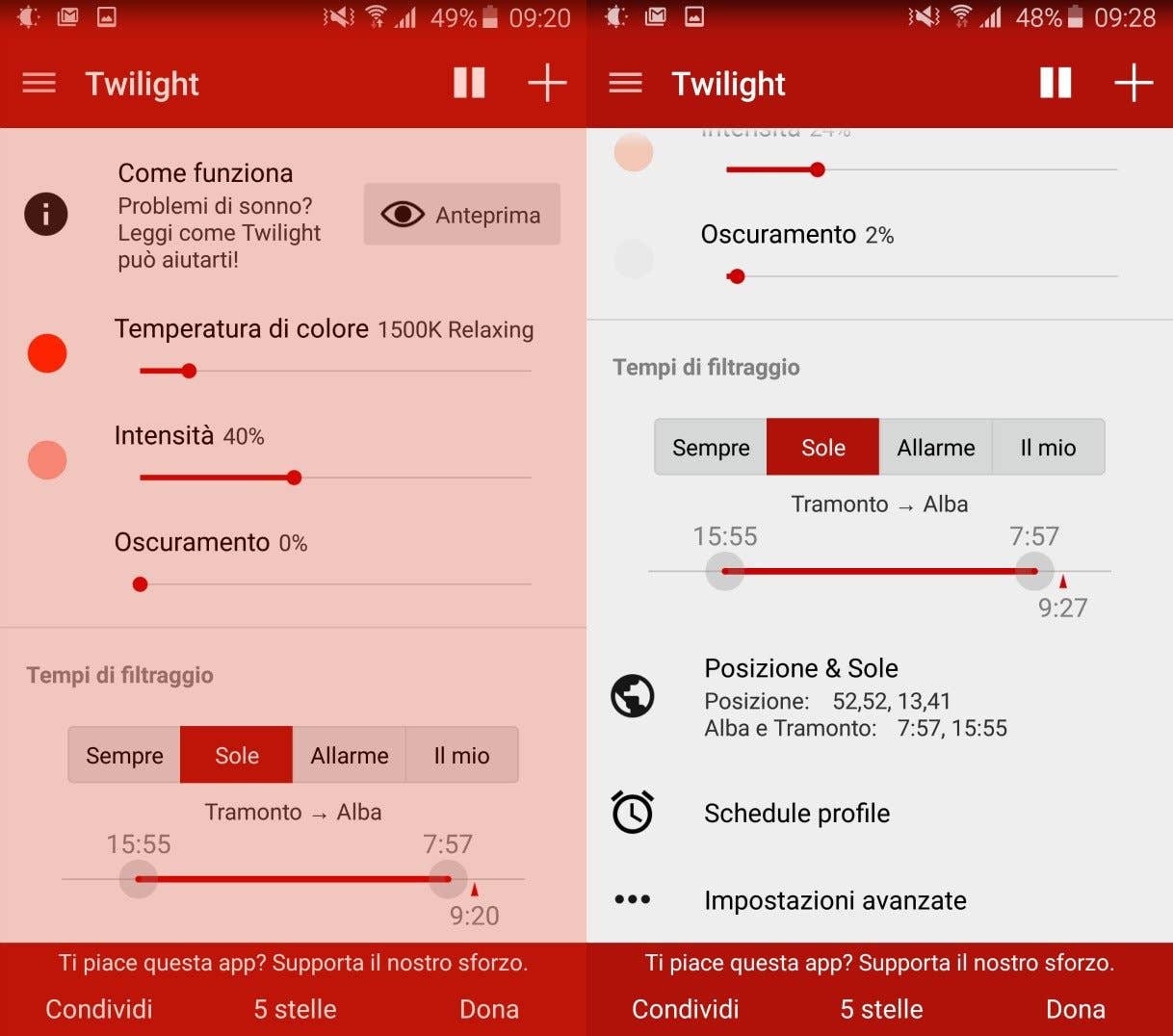 Twilight app