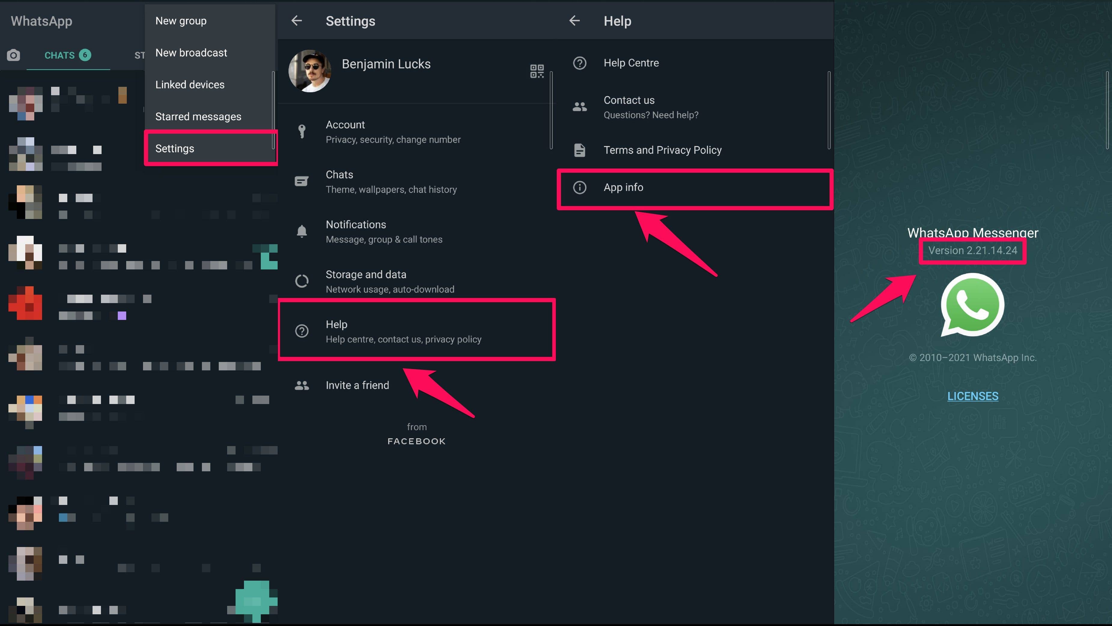 Voulez-vous vérifier quelle version de WhatsApp vous utilisez?