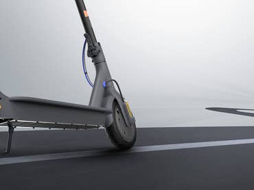 La trottinette électrique Xiaomi Electric Scooter 4 vue en contrebas