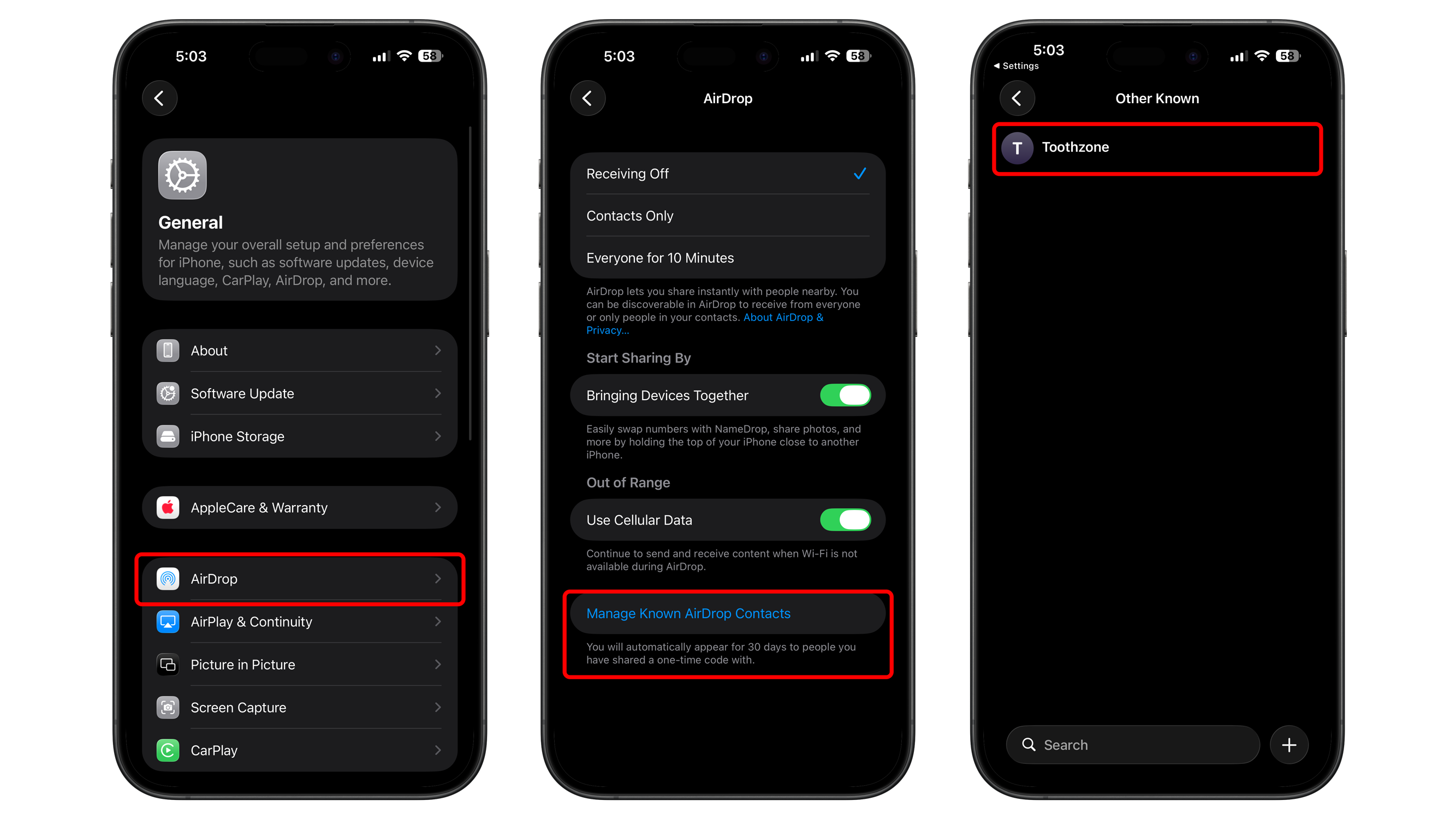 iOS 26.2 AirDrop Send Files to Unknown Devices