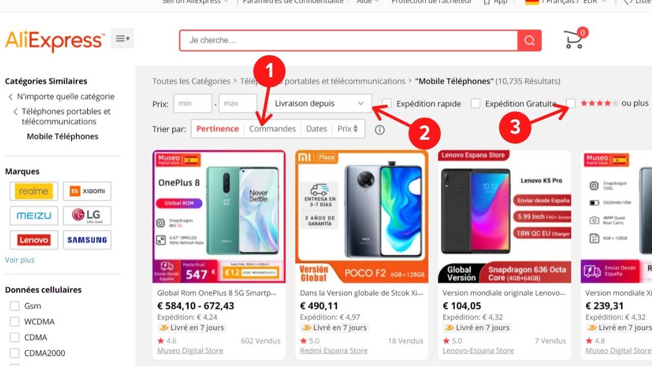 aliexpress interface