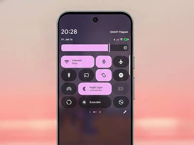 Paramètres rapides d'Android 17