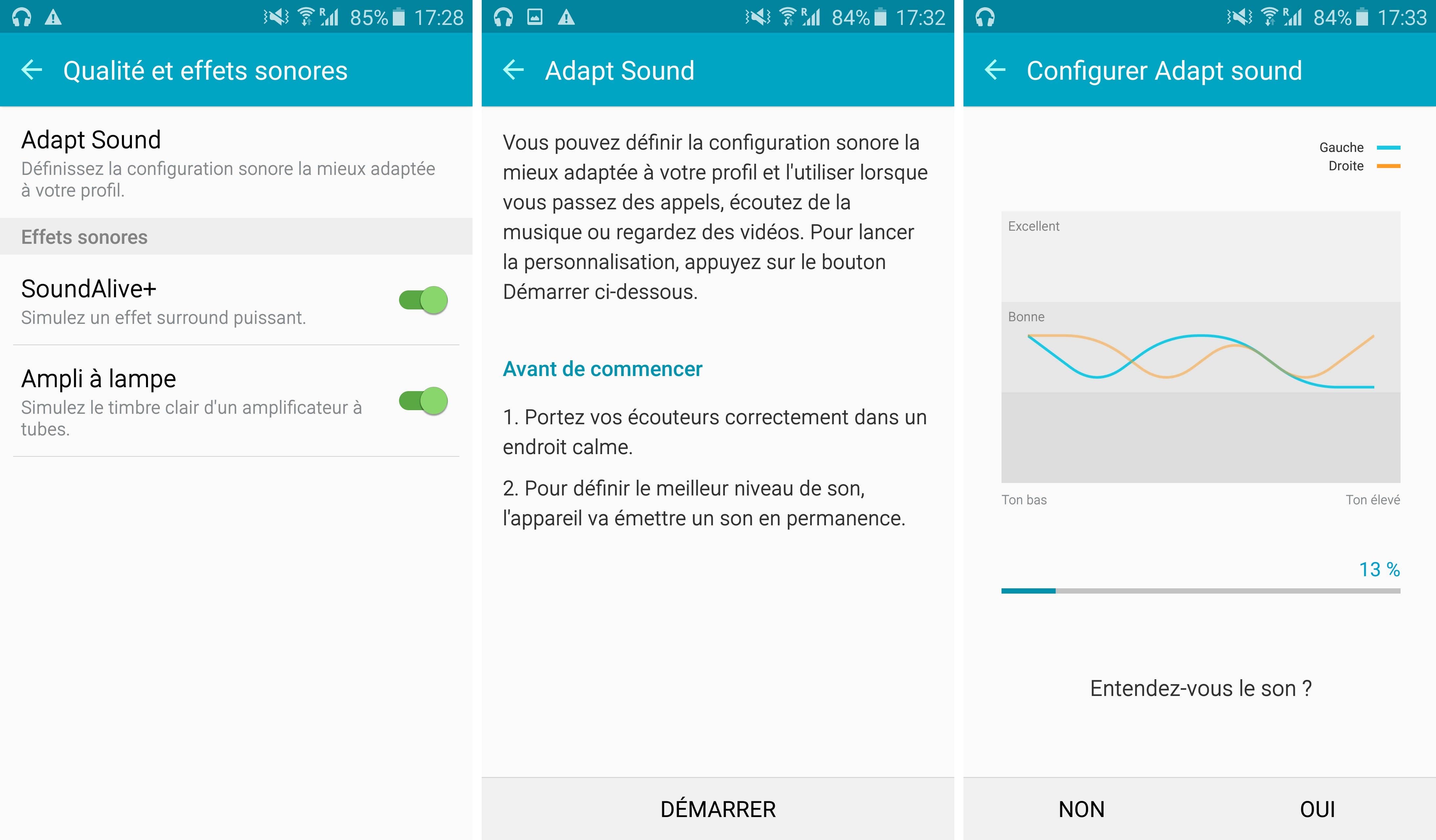 android samsung galaxy s6 edge qualite sonore modes 01