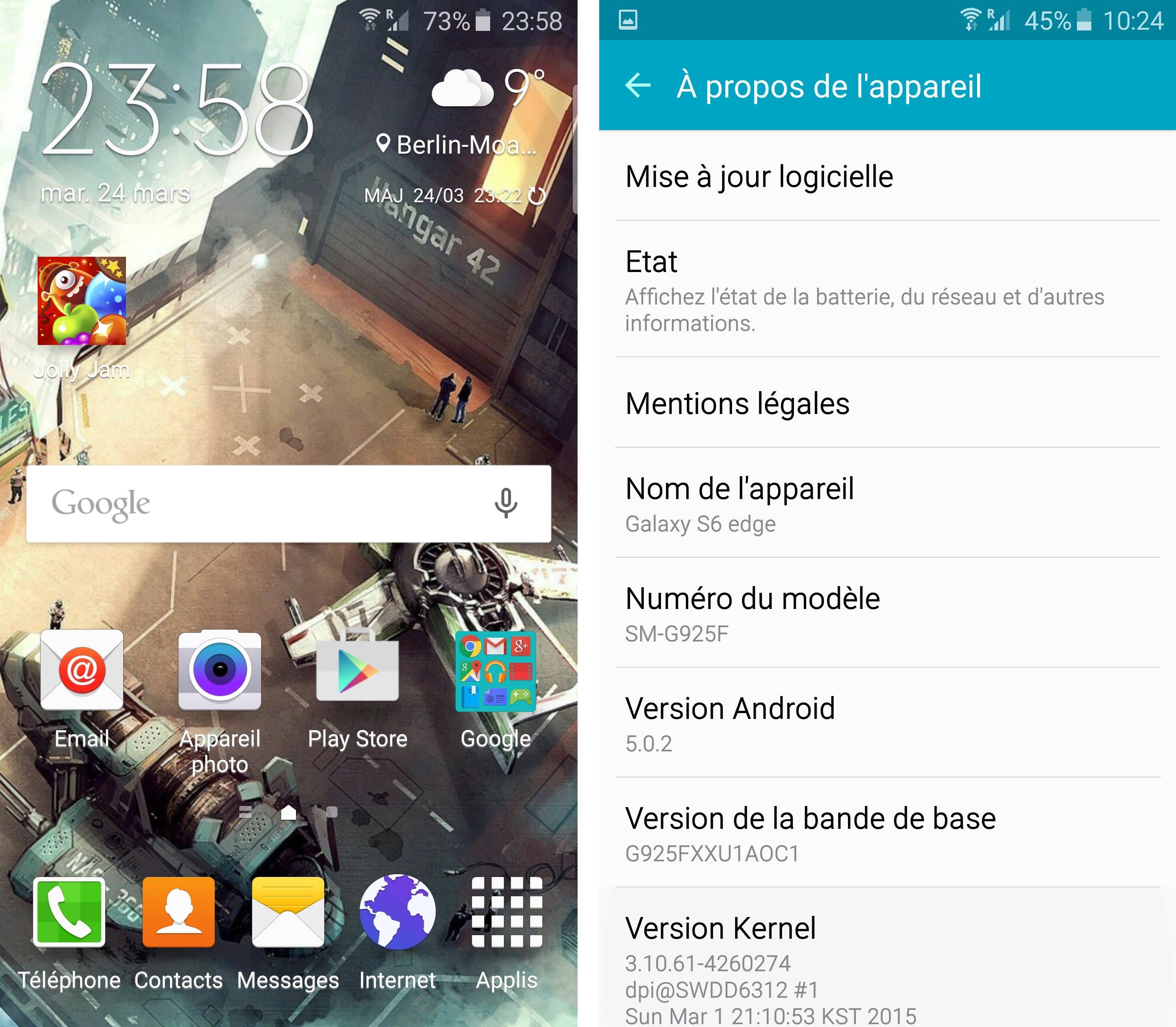 android samsung galaxy s6 edge version android ui interface 01