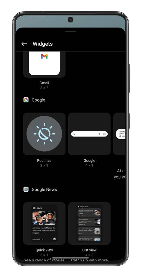 Captures du0027écran raccourcis Android