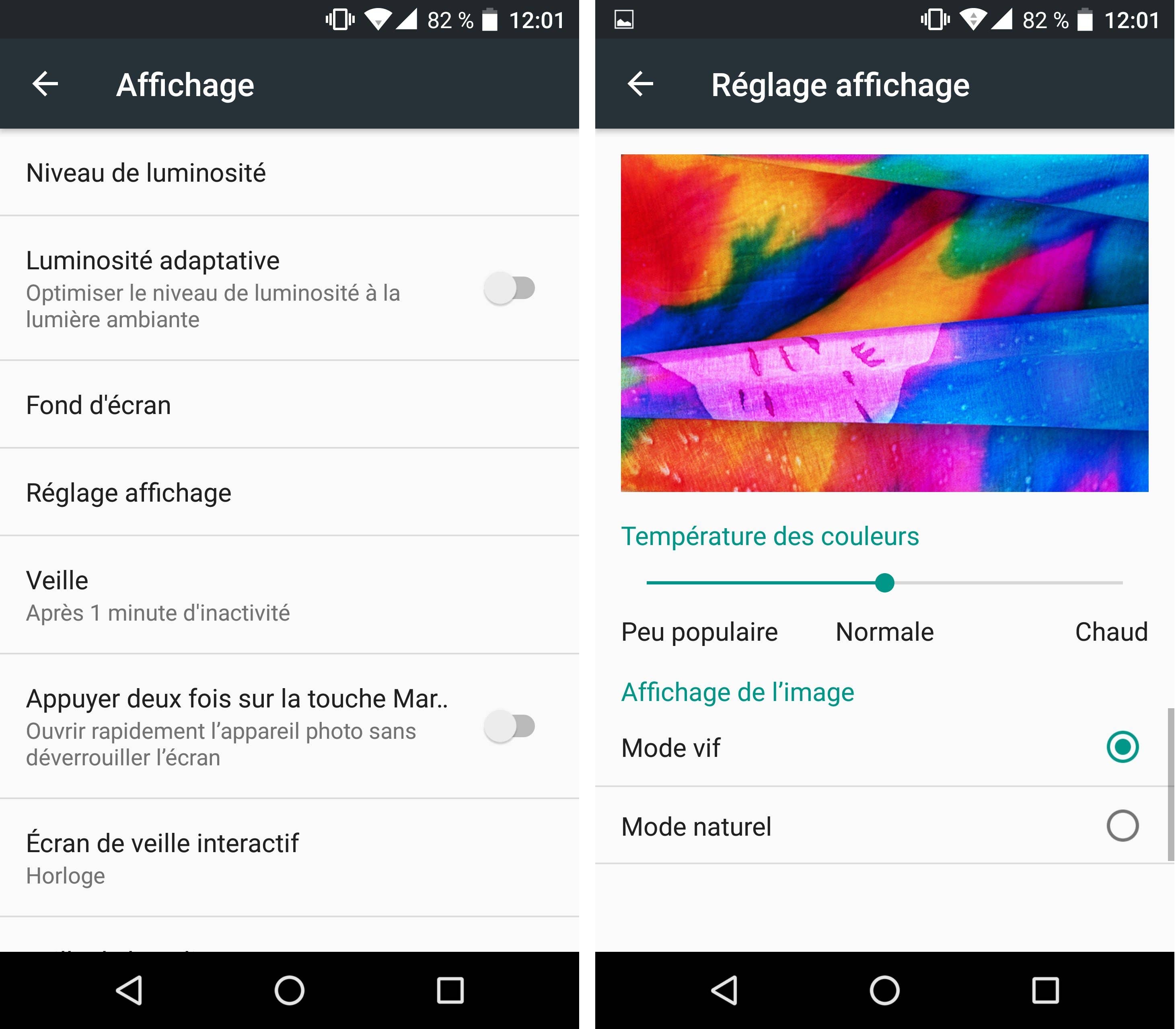 androidpit FR afffichage alcatel idol