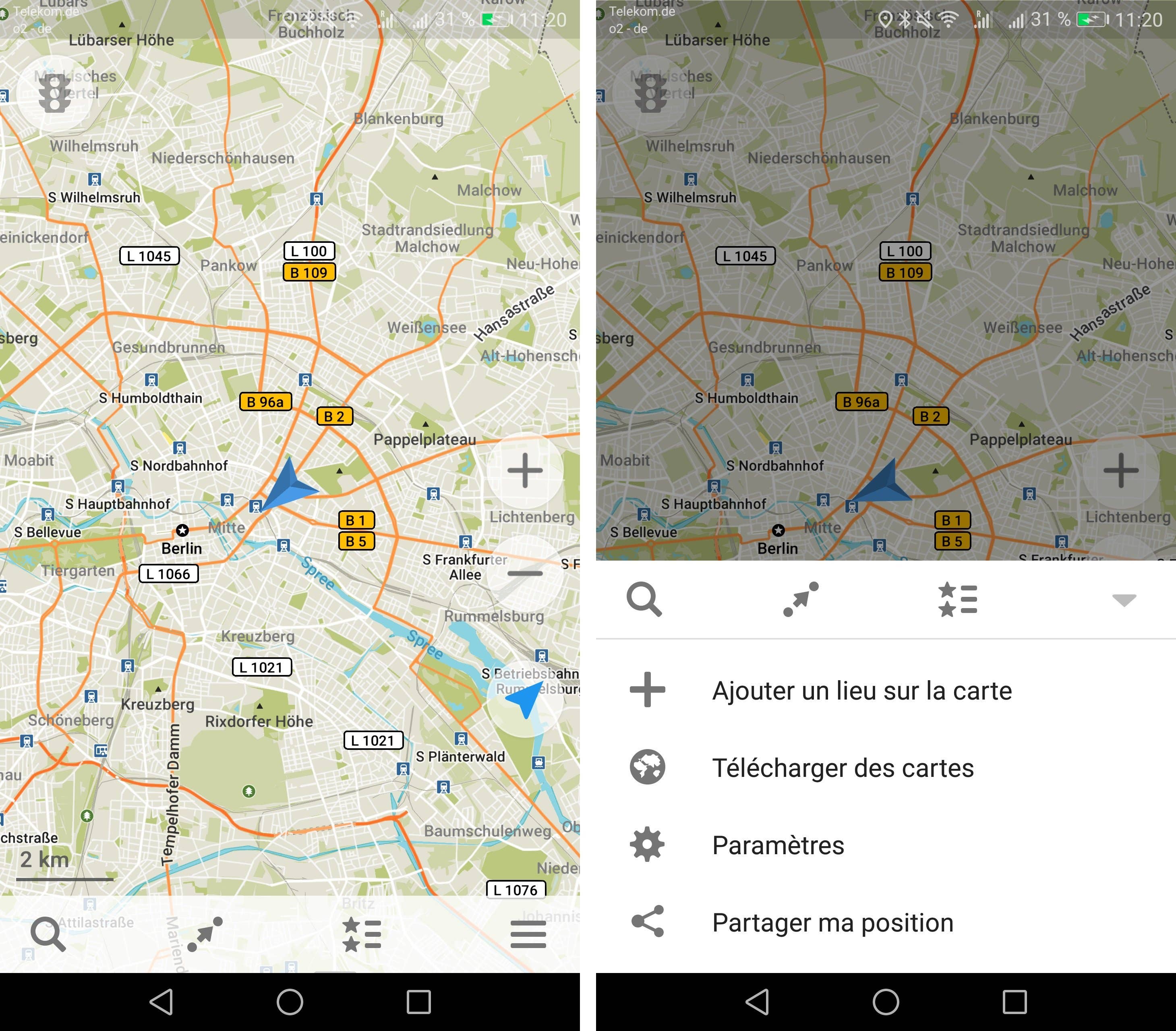 androidpit FR maps me