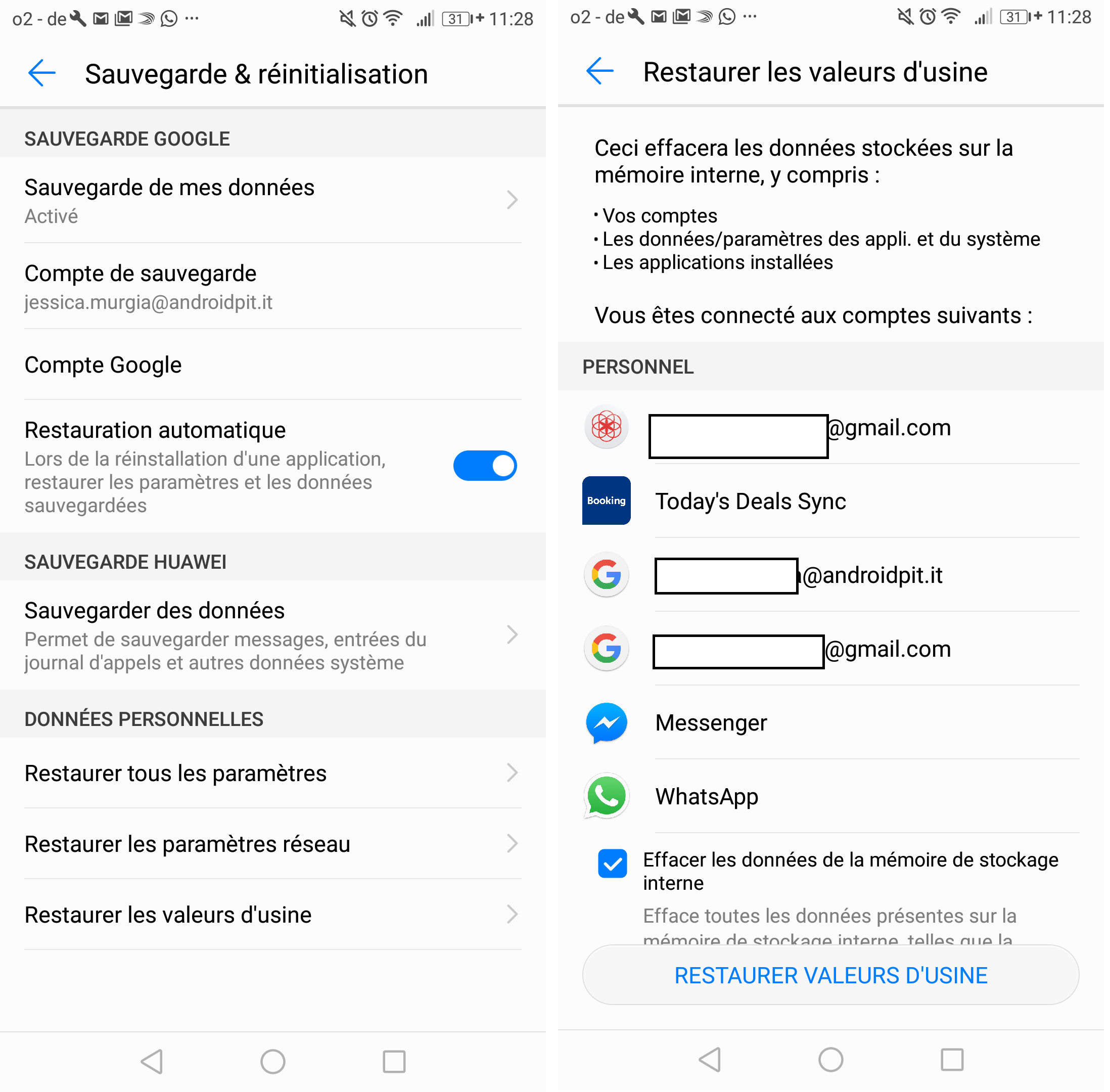 androidpit FR reinitialisation
