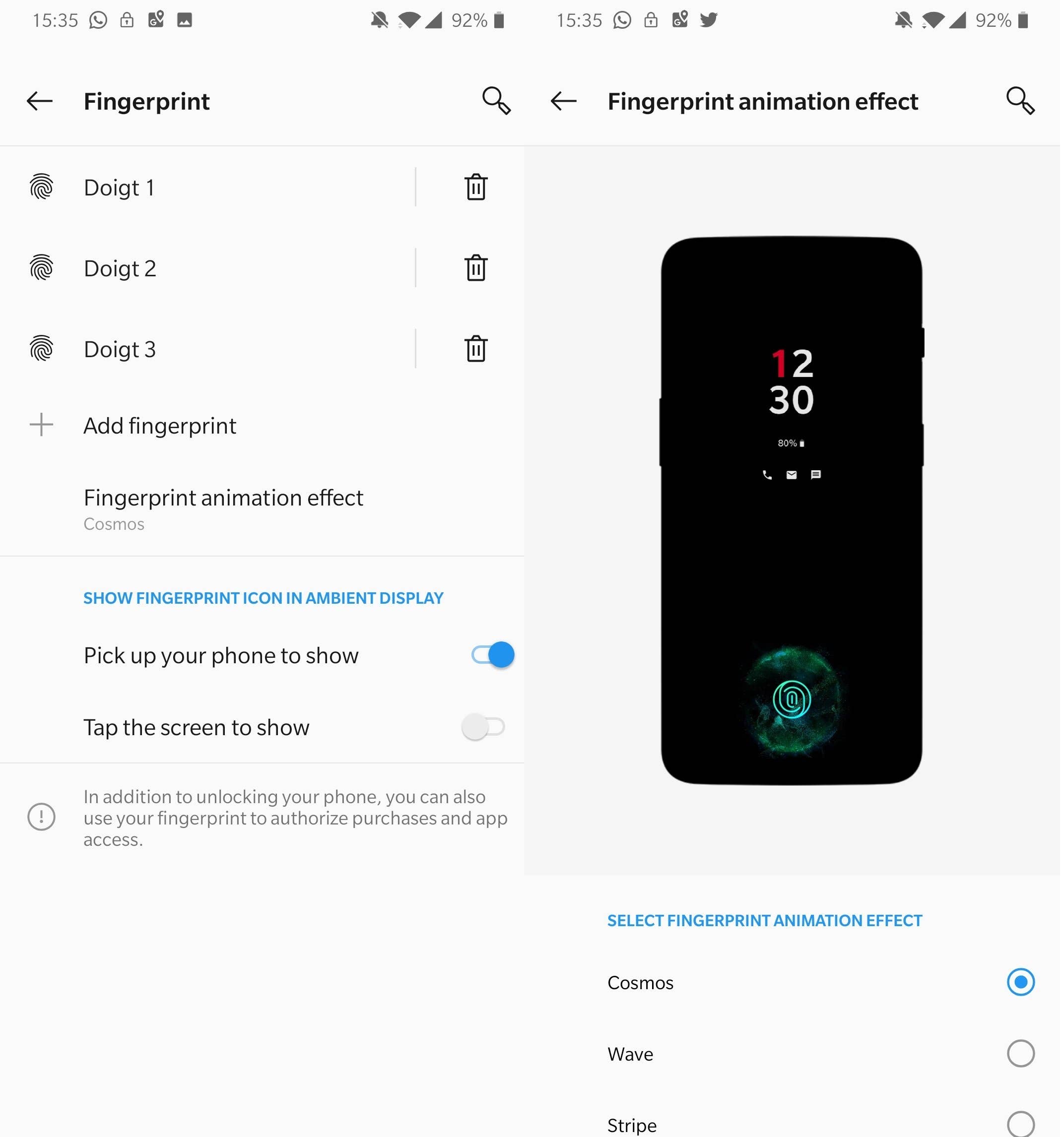 androidpit oneplus 6t fingerprint