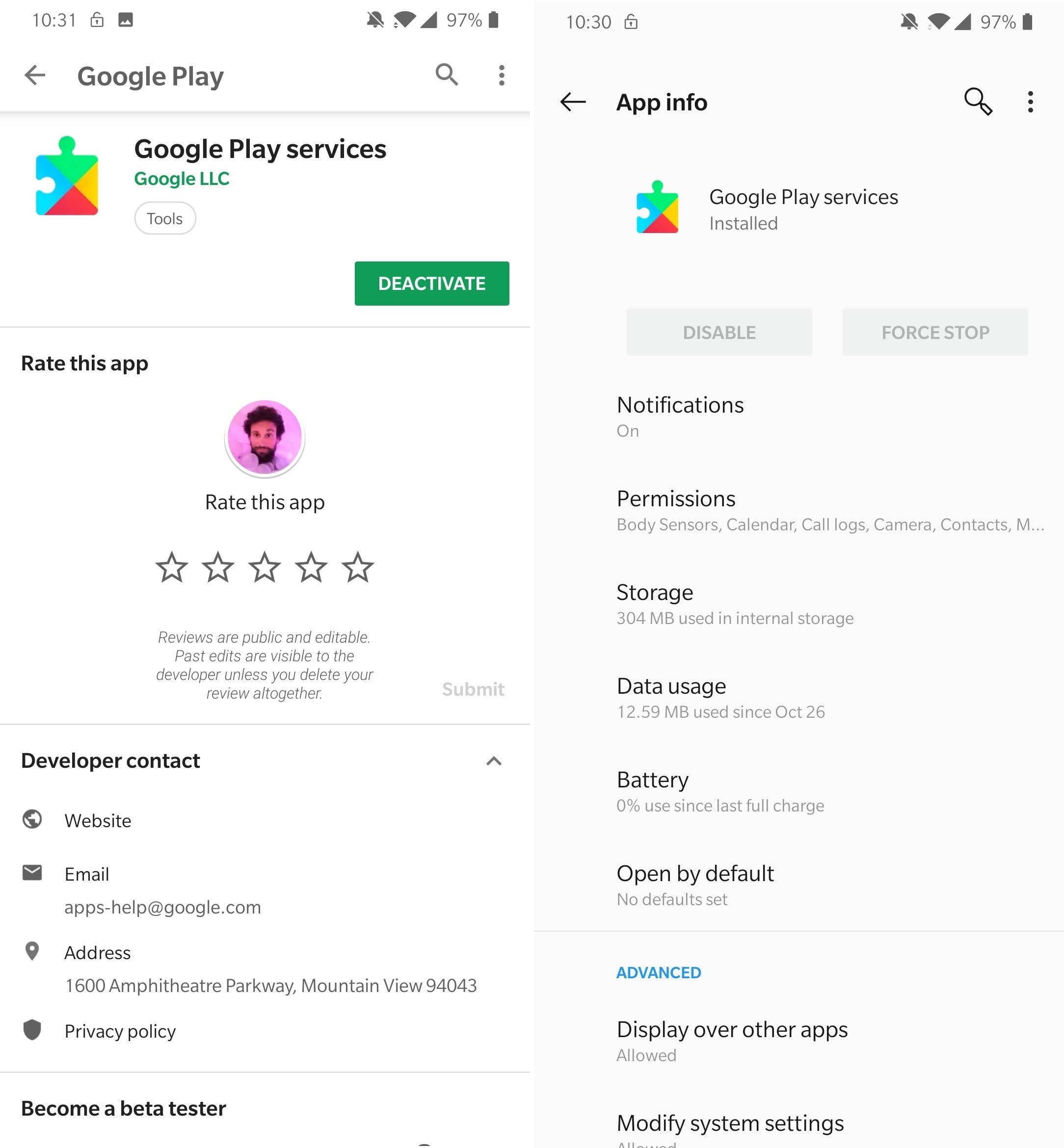 androidpit play services