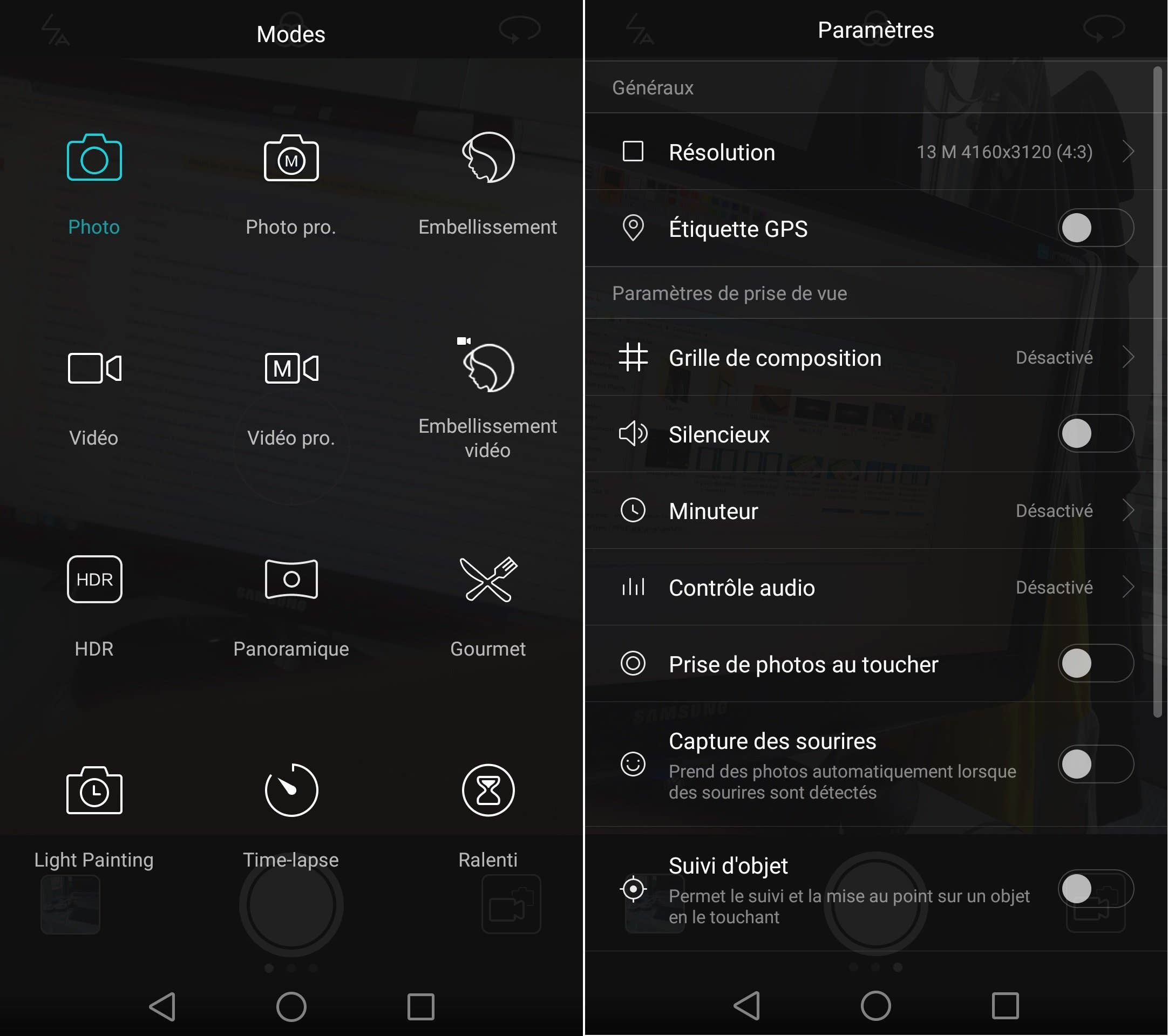 androidpit review honor 5c camera modes fr