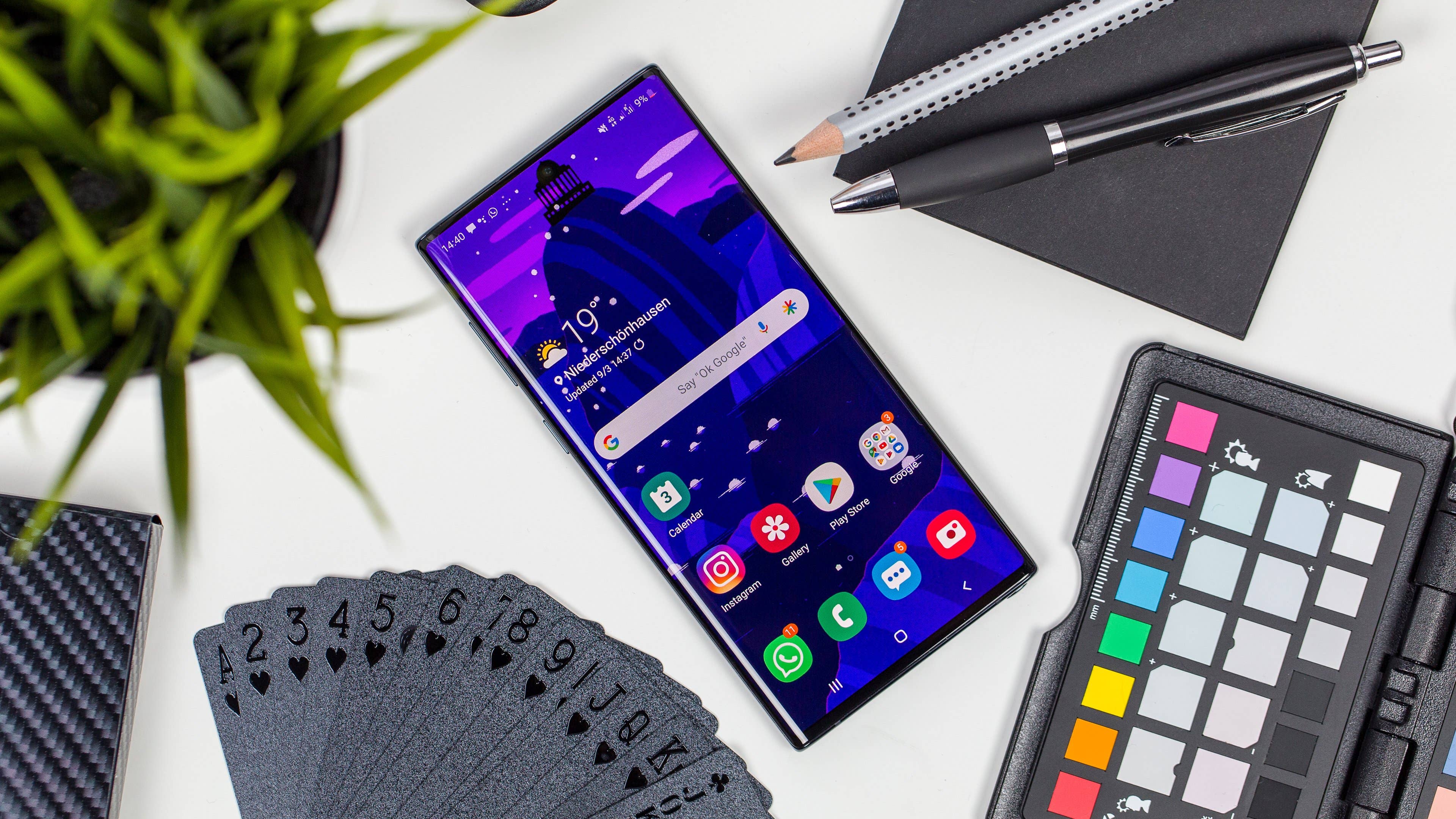 androidpit samsung galaxy note 10 full front