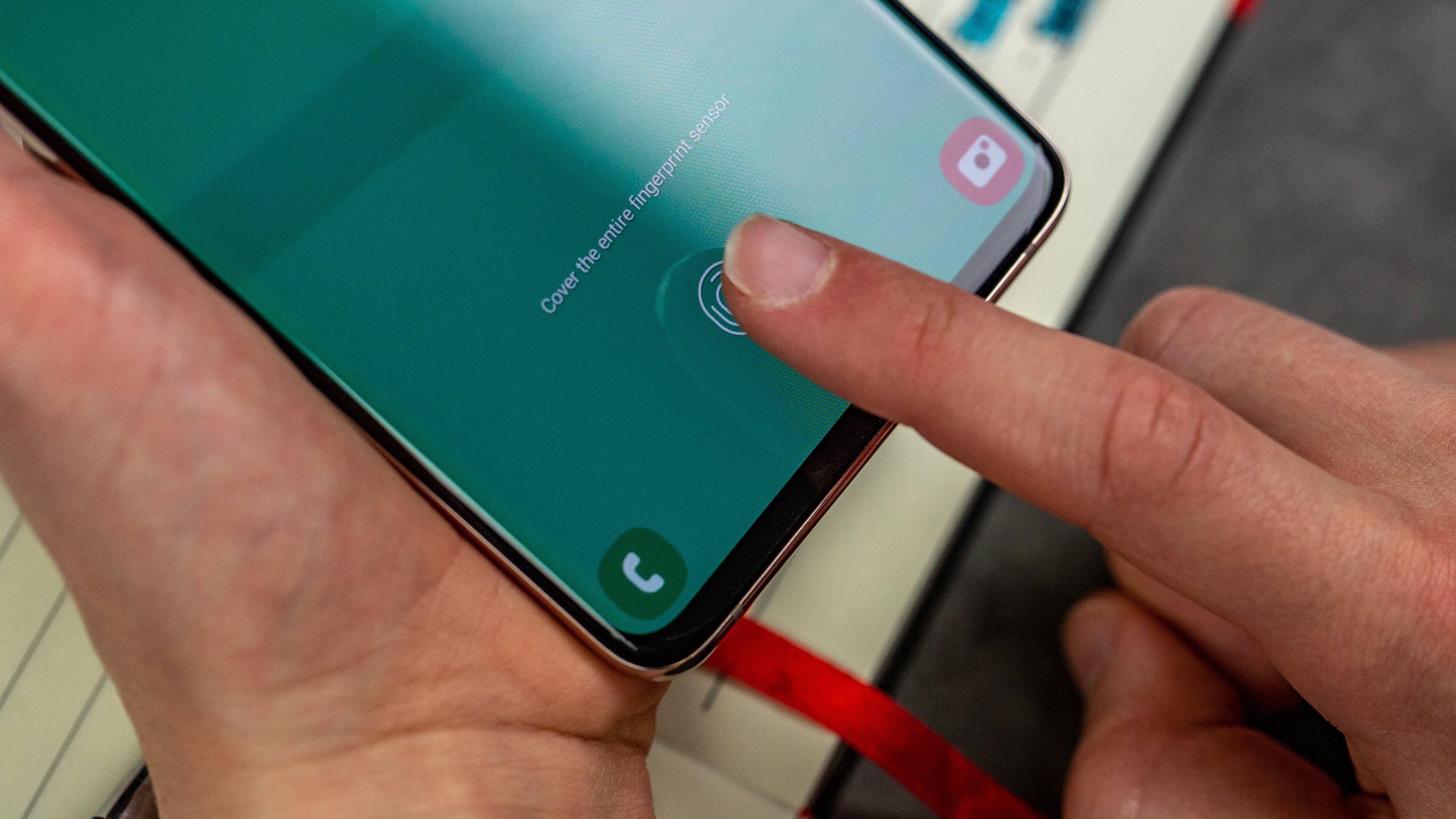 androidpit samsung galaxy s10 plus 100 days fingerprint scanner problems