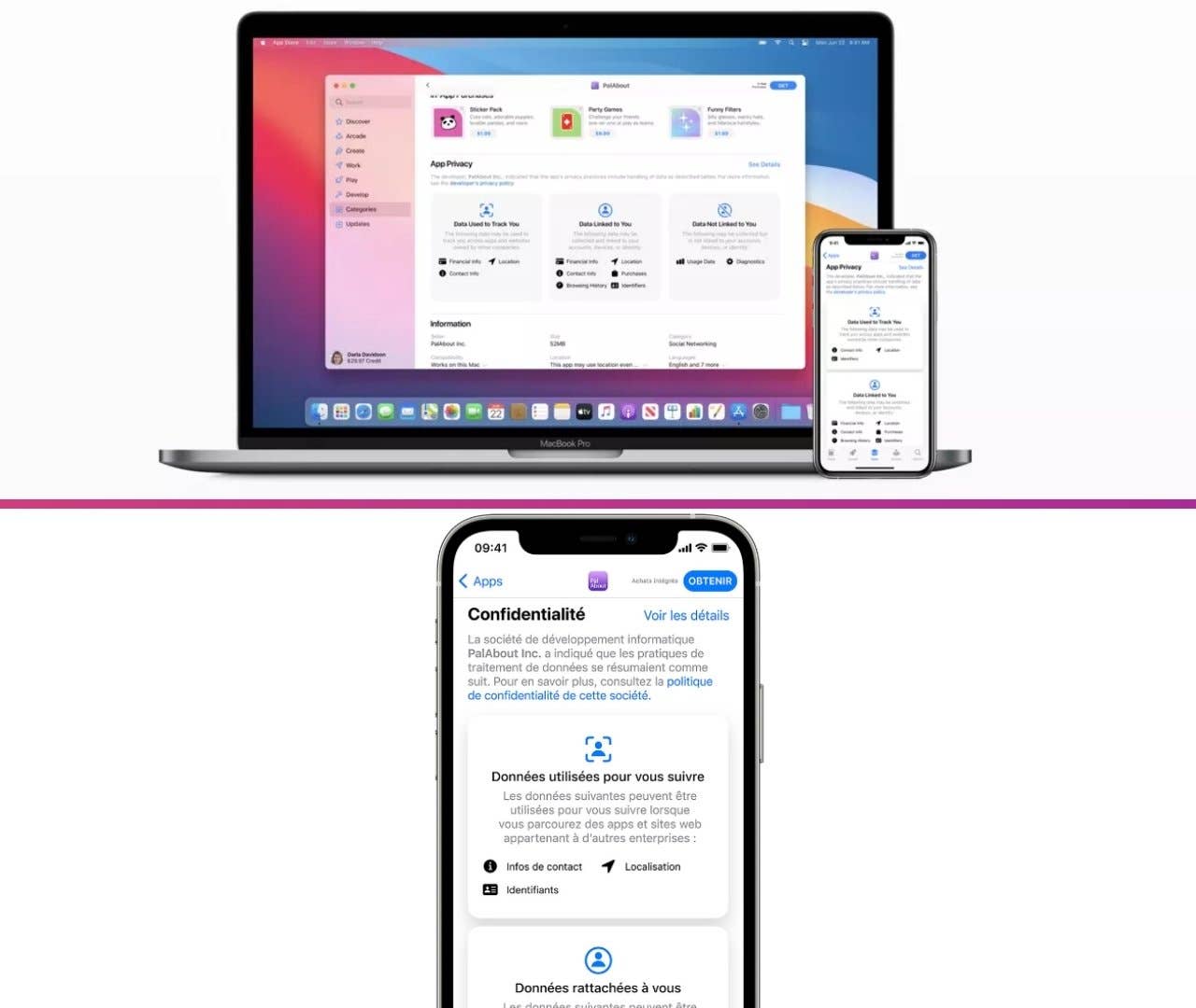 apple app store privacy data tracking