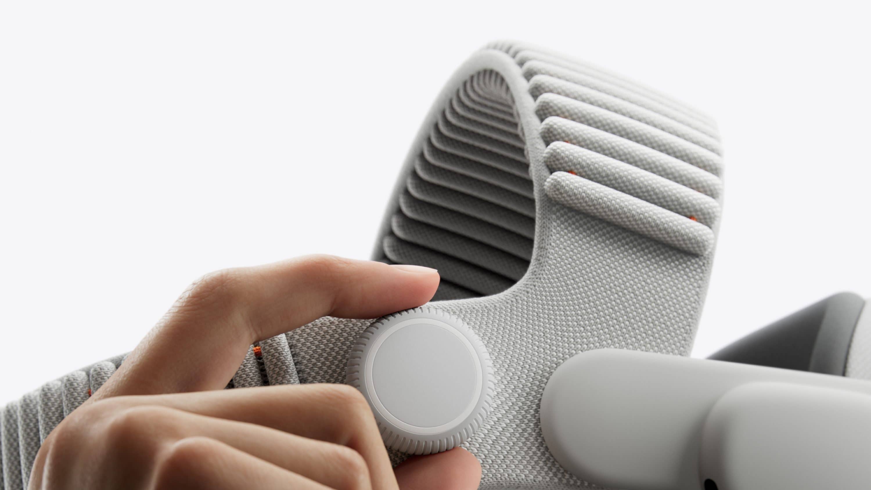 Le nouveau Dual Band d'Apple en tissu tricoté pour le Vision Pro.