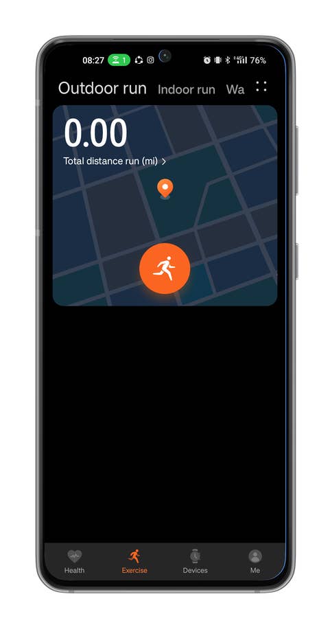 Captures du0027écran de lu0027application Huawei Health sur Android