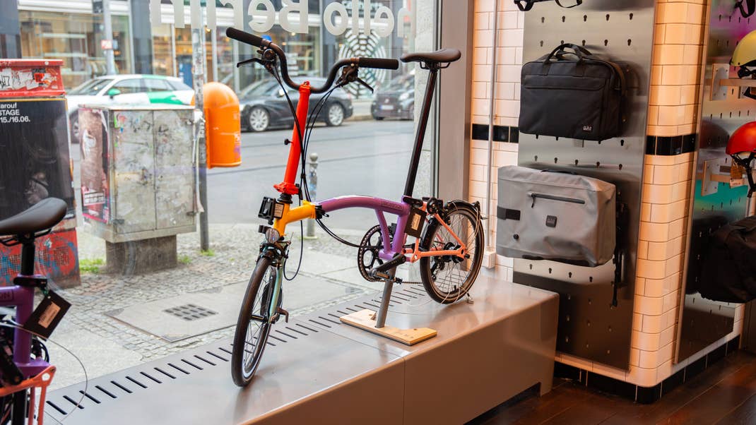 Le coloris spécial du Brompton Electric P-Line Le coloris spécial du Brompton Electric P-Line