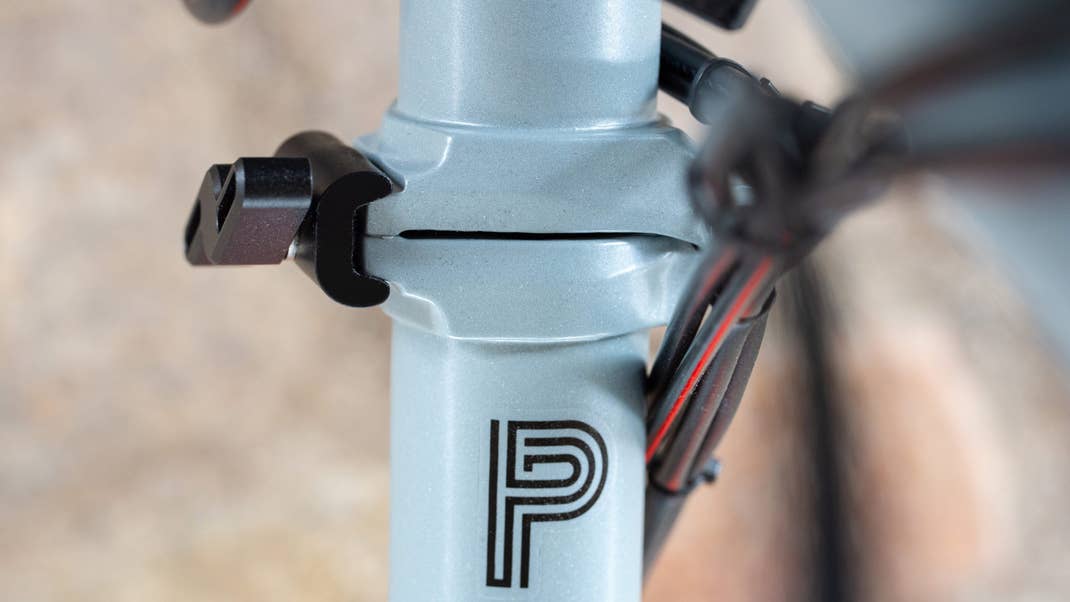 Le cadre du Brompton Electric P-Line Le cadre du Brompton Electric P-Line