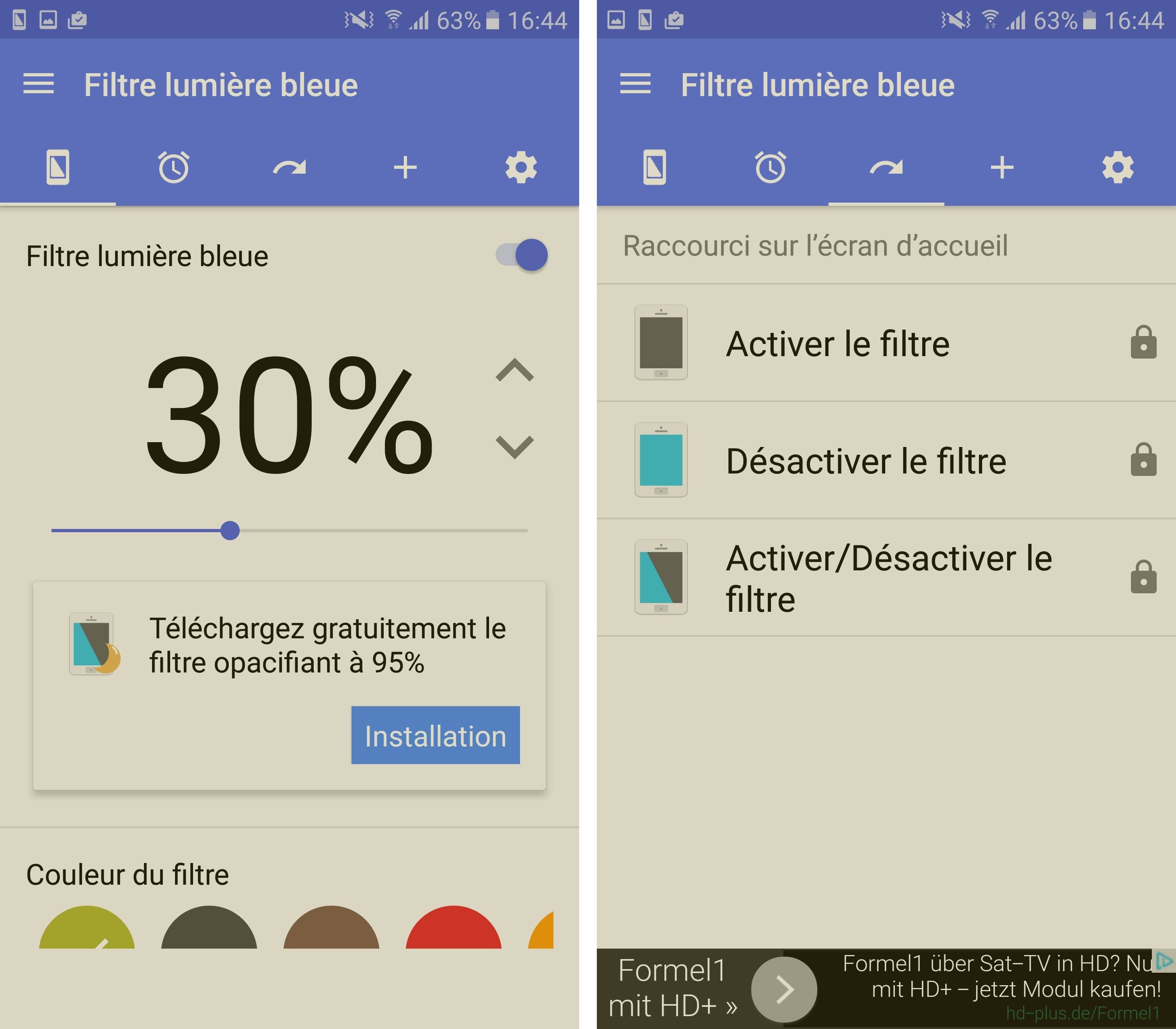 filtre lumiere bleue