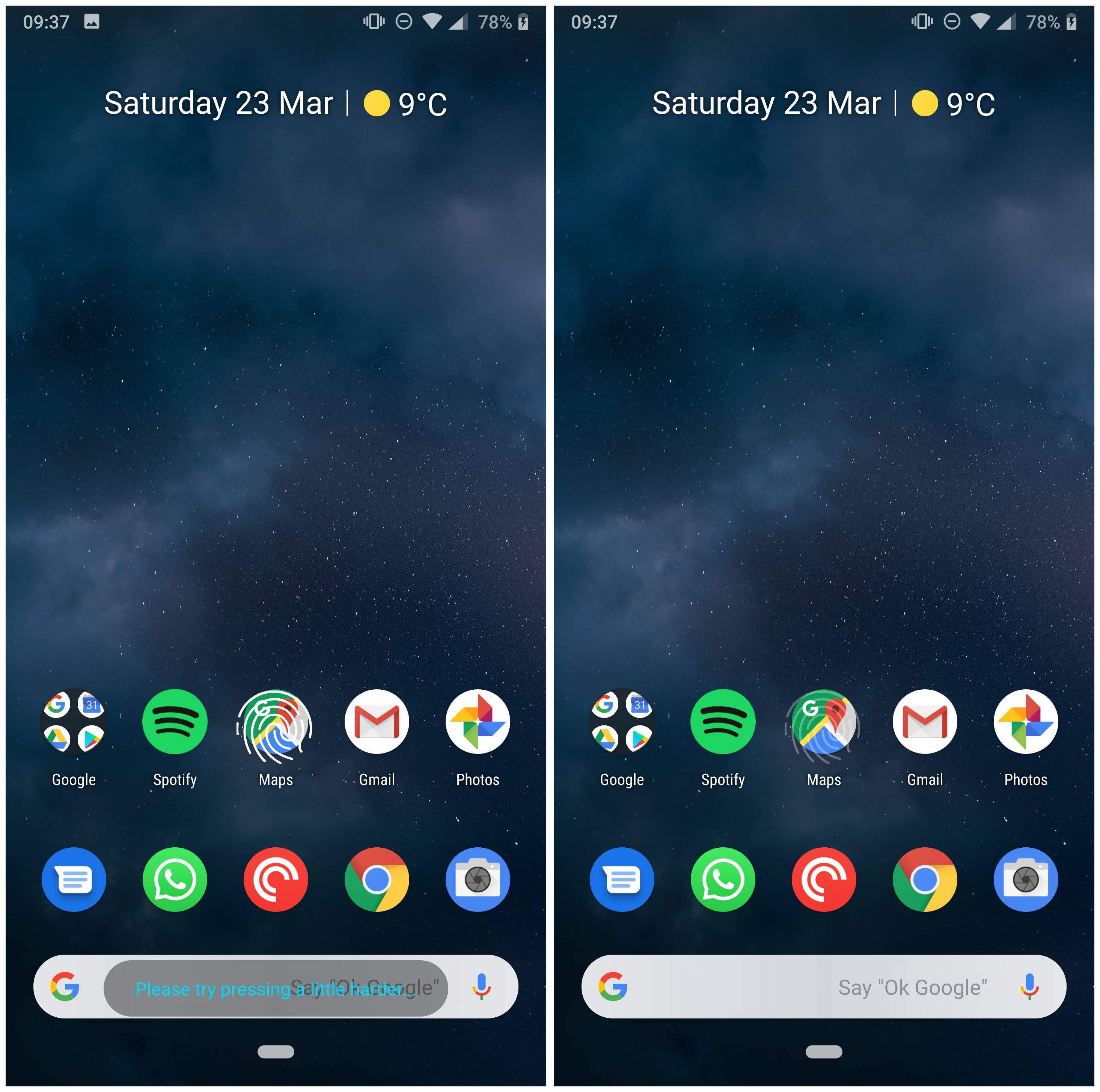 fingerprint scanner nokia 9 pureview