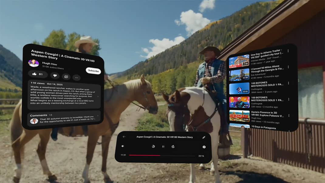Android XR sur le Galaxy XR