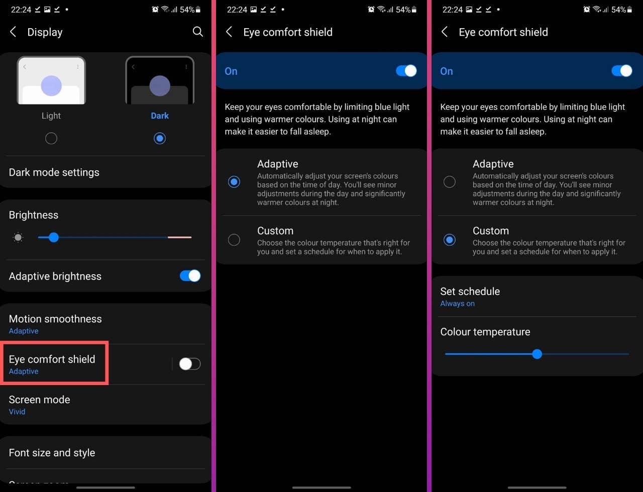 galaxy s21 ultra oneui 3 comfort shield