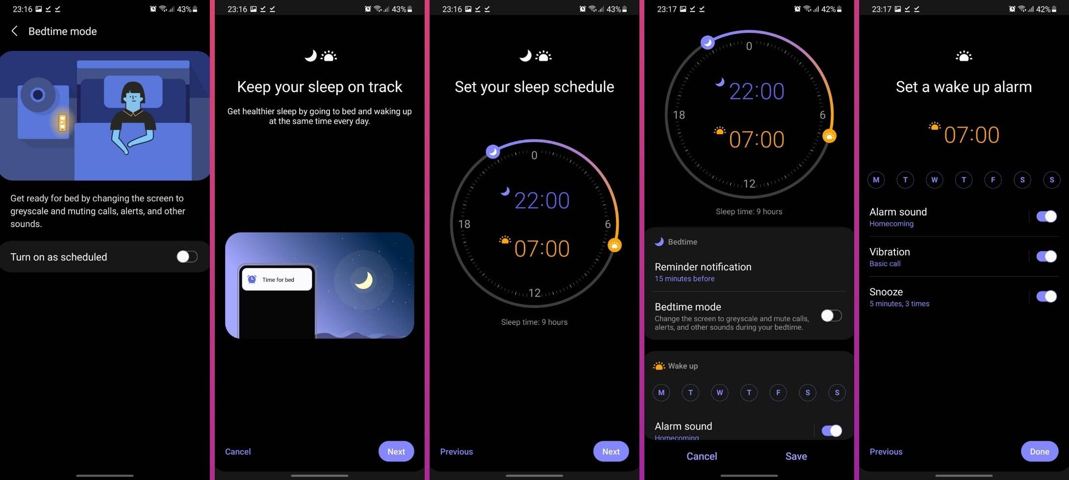 galaxy s21 ultra oneui 3 sleep