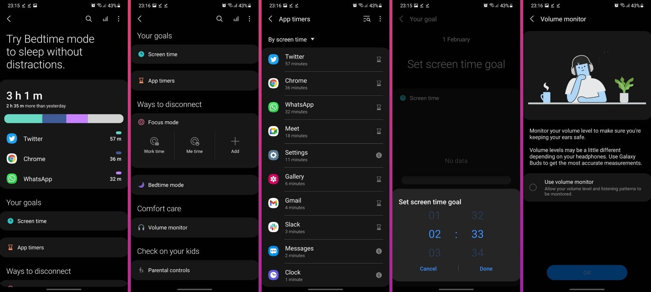 galaxy s21 ultra oneui 3 wellbeing
