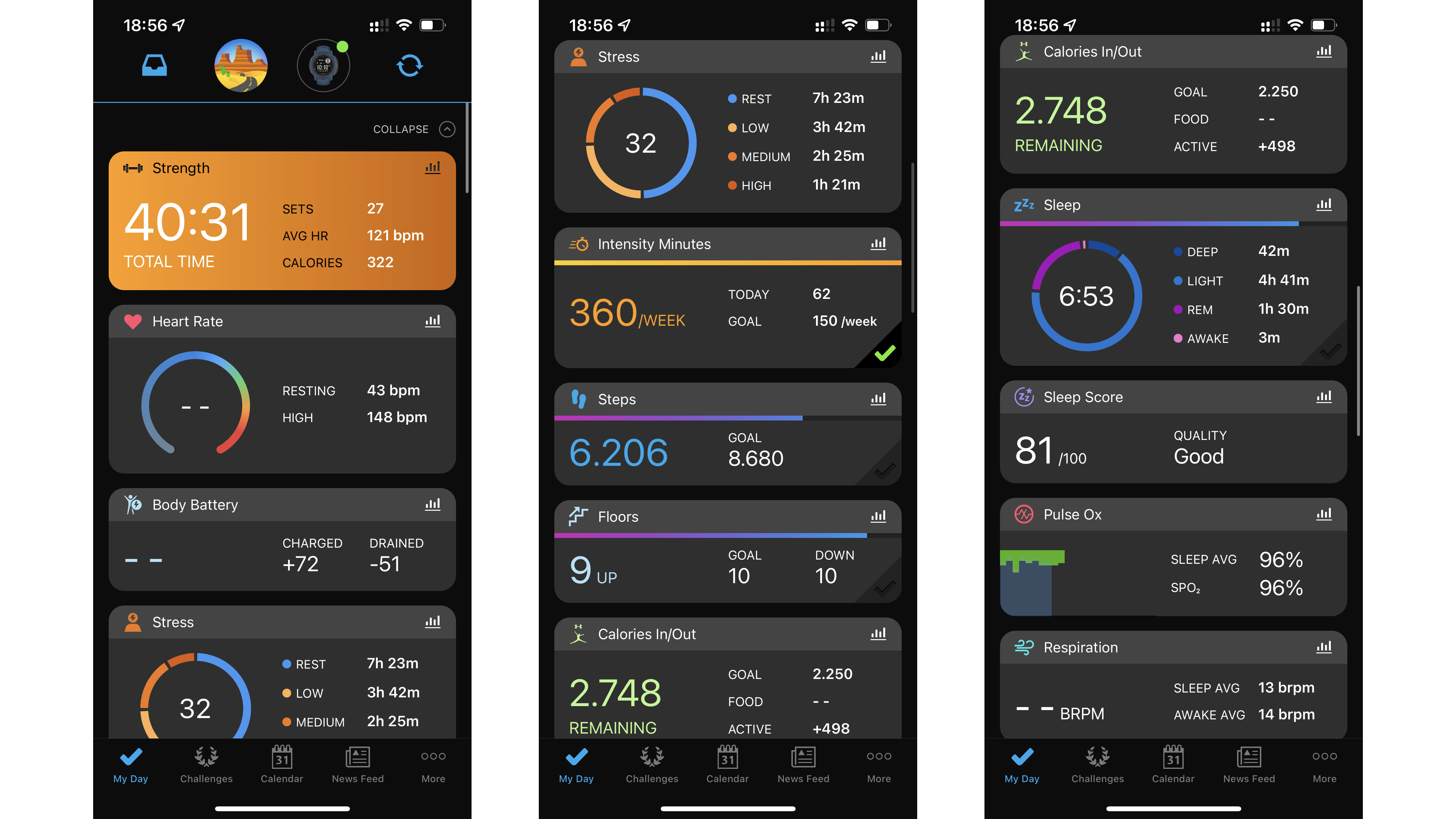 Garmin Instinct 2 Screenshots