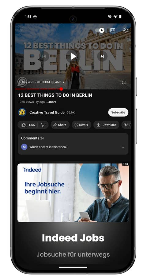 Capture du0027écran de lu0027application Gemini Nano sur le Google Pixel 9 Pro XL.