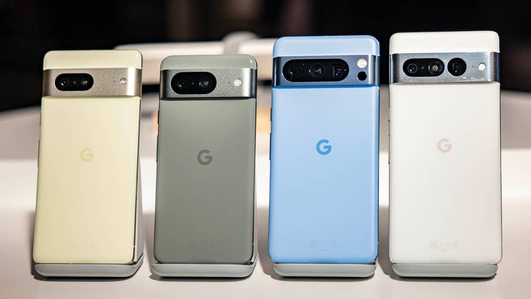 Les coloris Pixel 7 vs Pixel 8