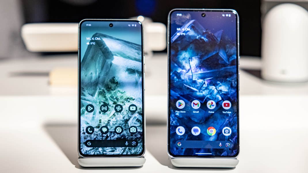 Les Pixel 8 et Pixel 8 Pro sont tous deux équipés d