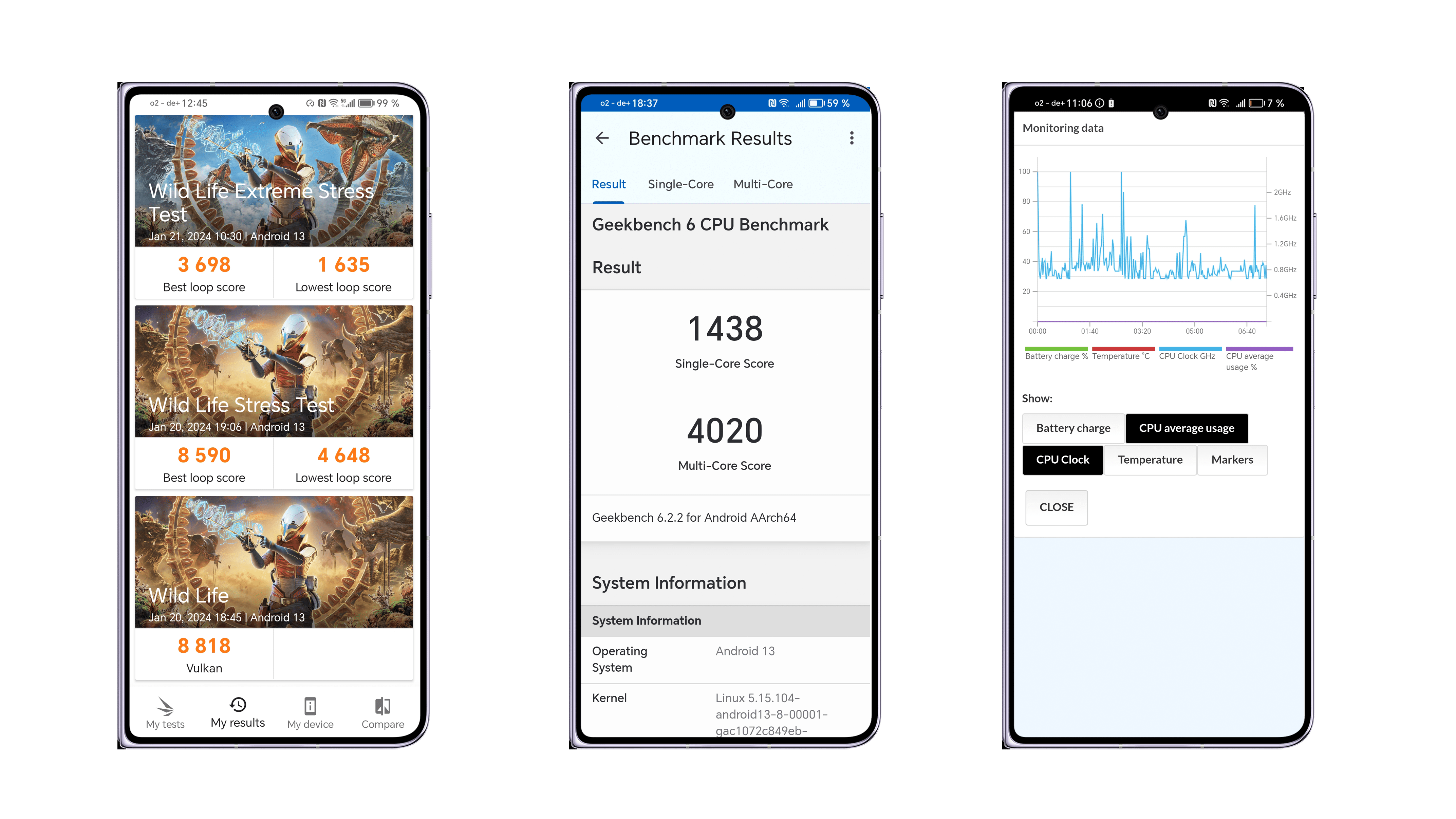 Screenshot from Honor Magic V2