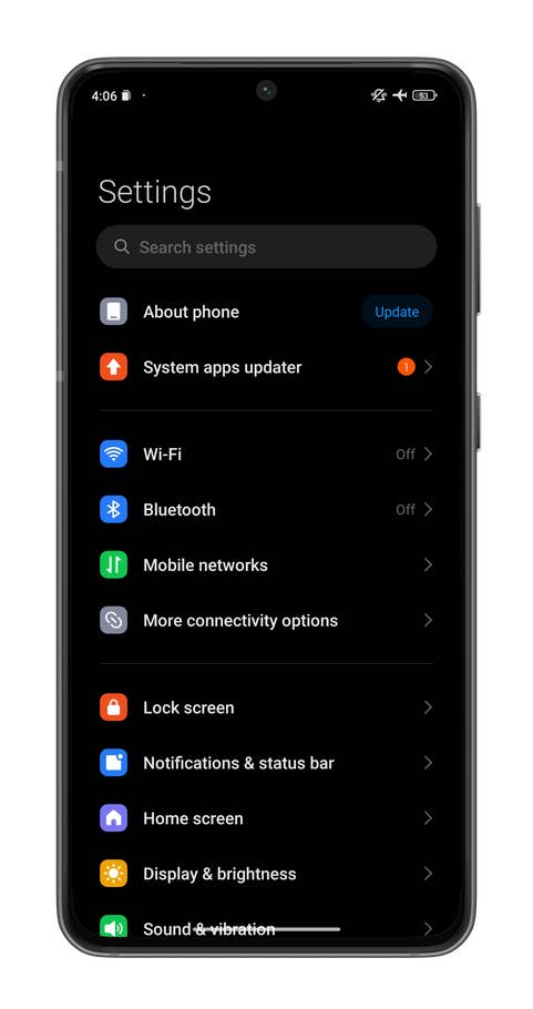 Une capture du0027écran montrant comment activer les options développeur dans les paramètres du0027Android