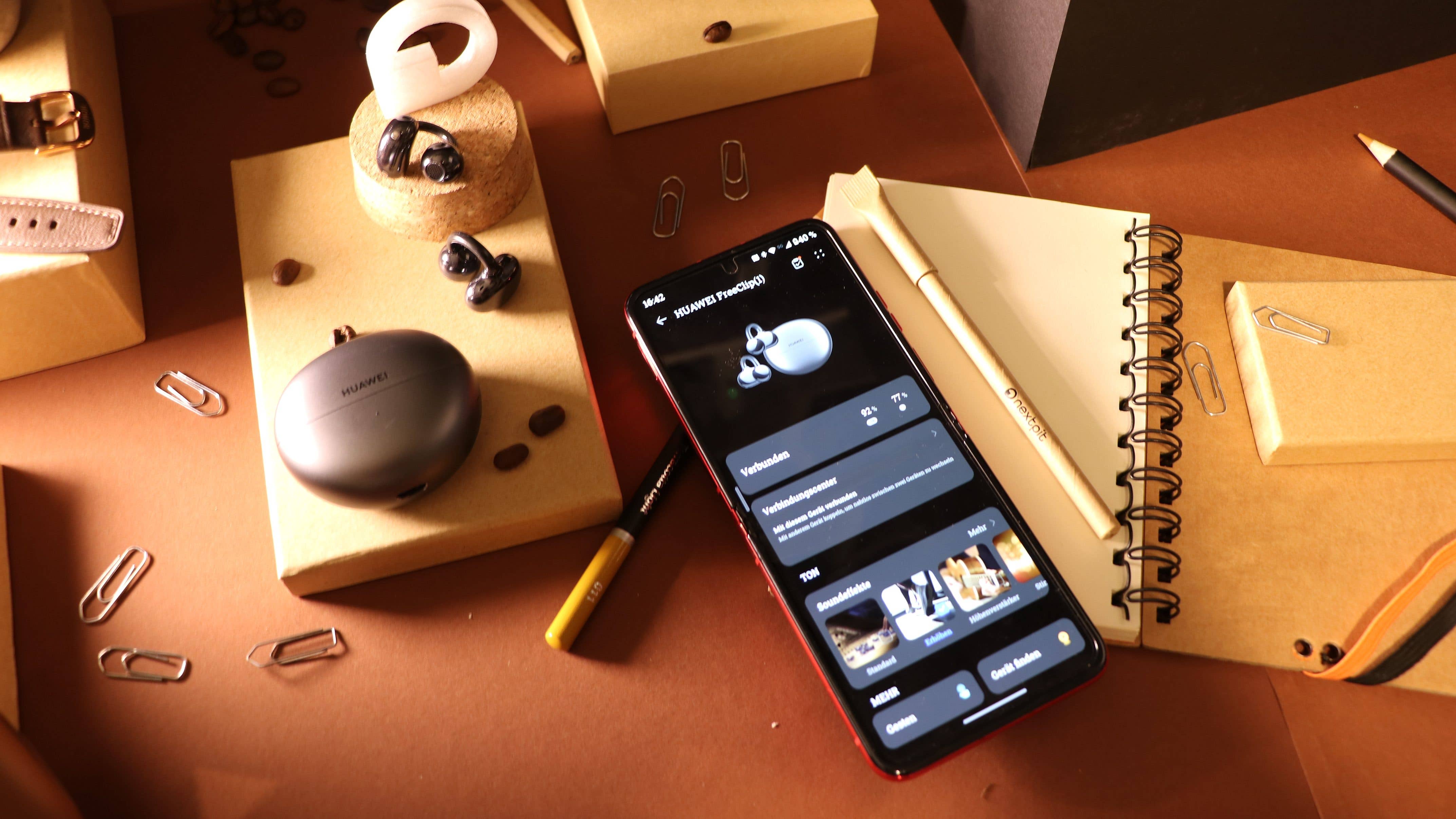 Screenshots der AI-Life-App von Huawei, im FreeClip-Test