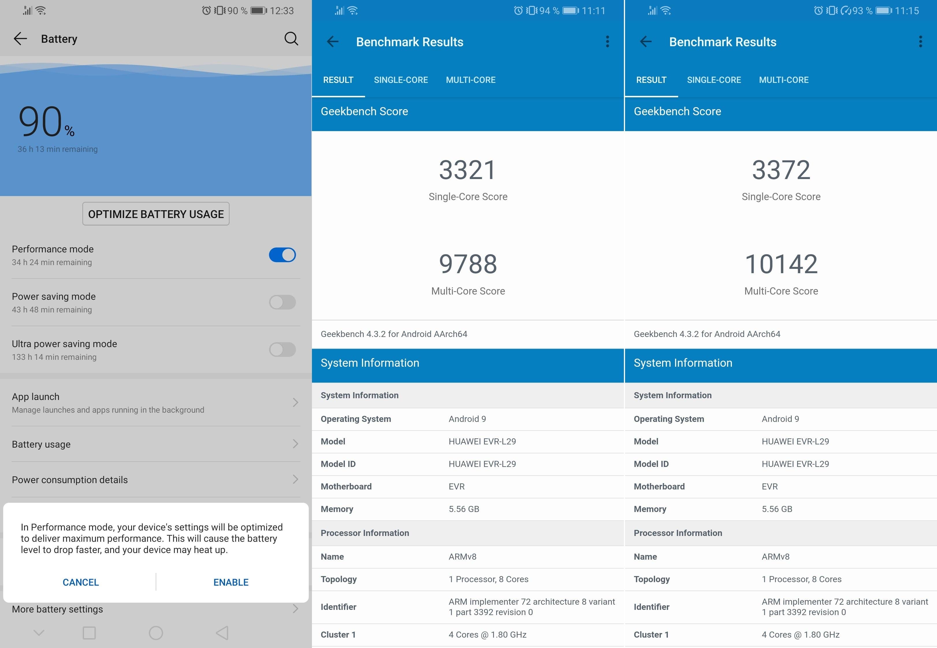 huawei mate 20 x benchmark