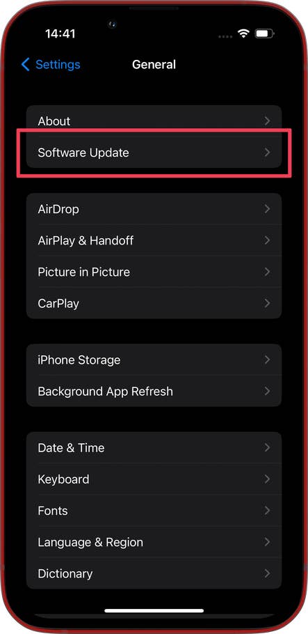 Capture du0027écran montrant comment installer la bêta publique du0027iOS 18