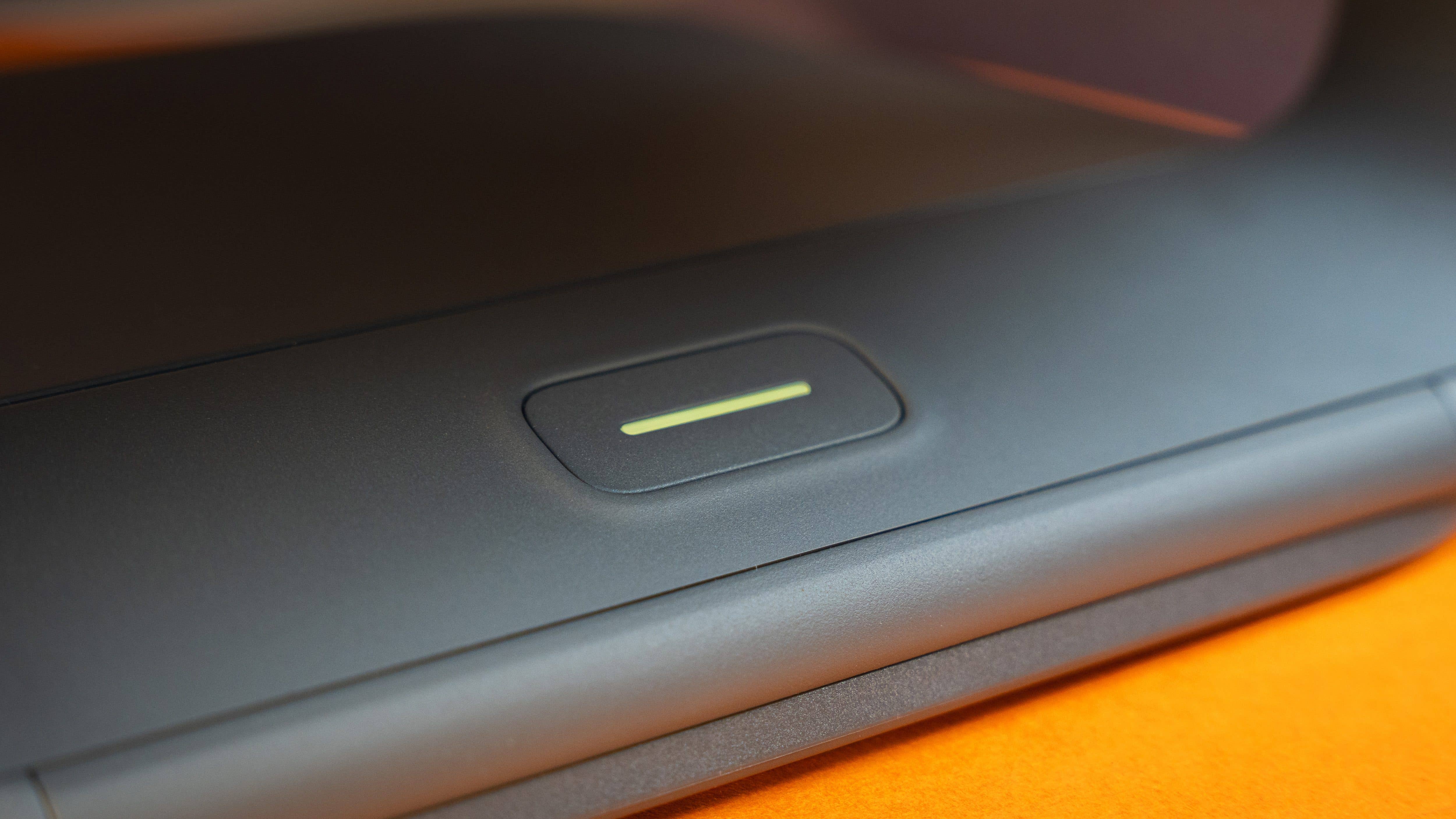 Le bouton d'allumage du JMGO N1 Ultra