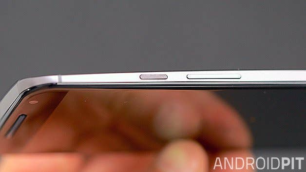 moto x 2014 power button closeup