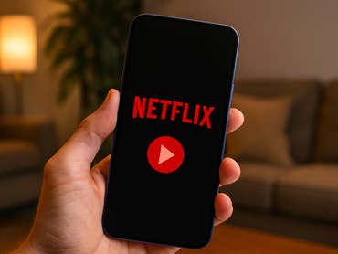 Netflix avec le logo du bouton de lecture