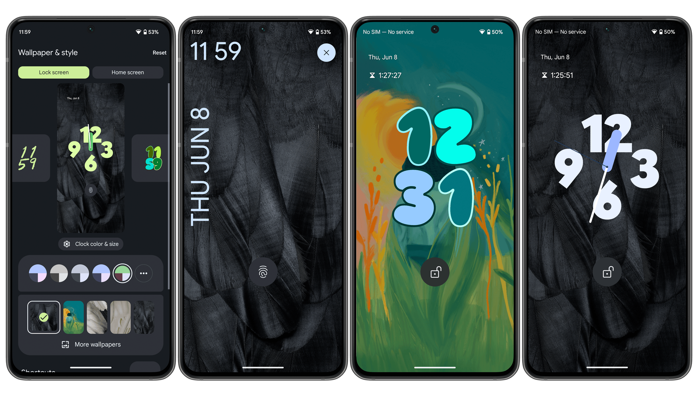 Android 13 Beta 3: lock screen