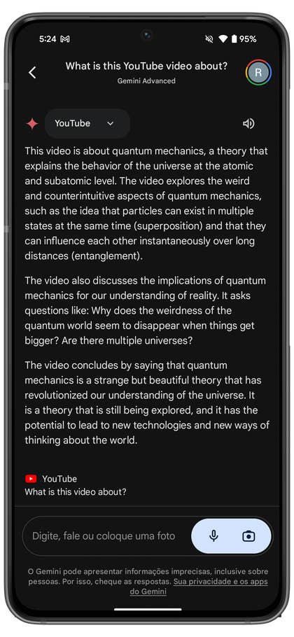Comment utiliser Gemini pour résumer des vidéos YouTube