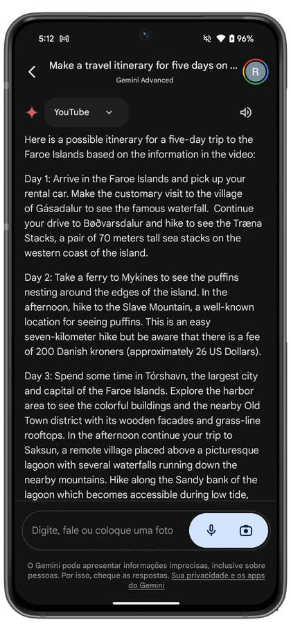 Comment utiliser Gemini pour résumer des vidéos YouTube