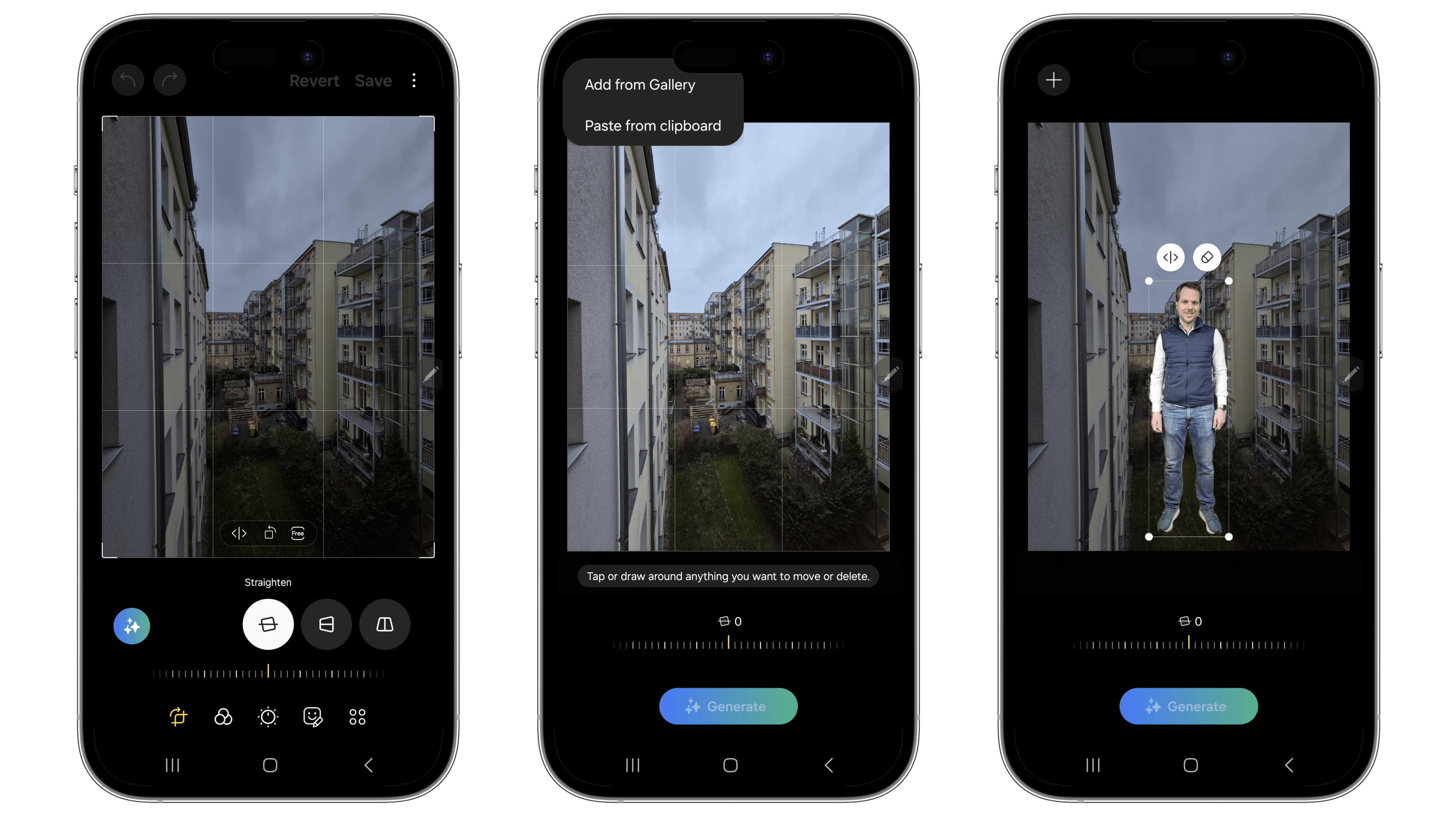 Captures d'écran Samsung Galaxy S24