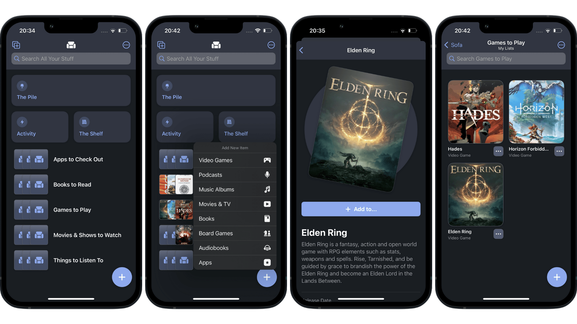 5 applications de la semaine Sofa