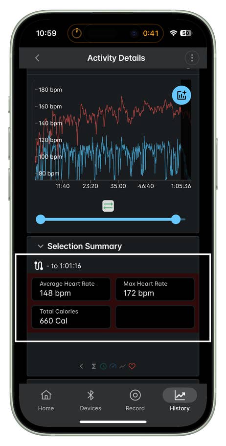 Captures du0027écran de lu0027application Wahoo