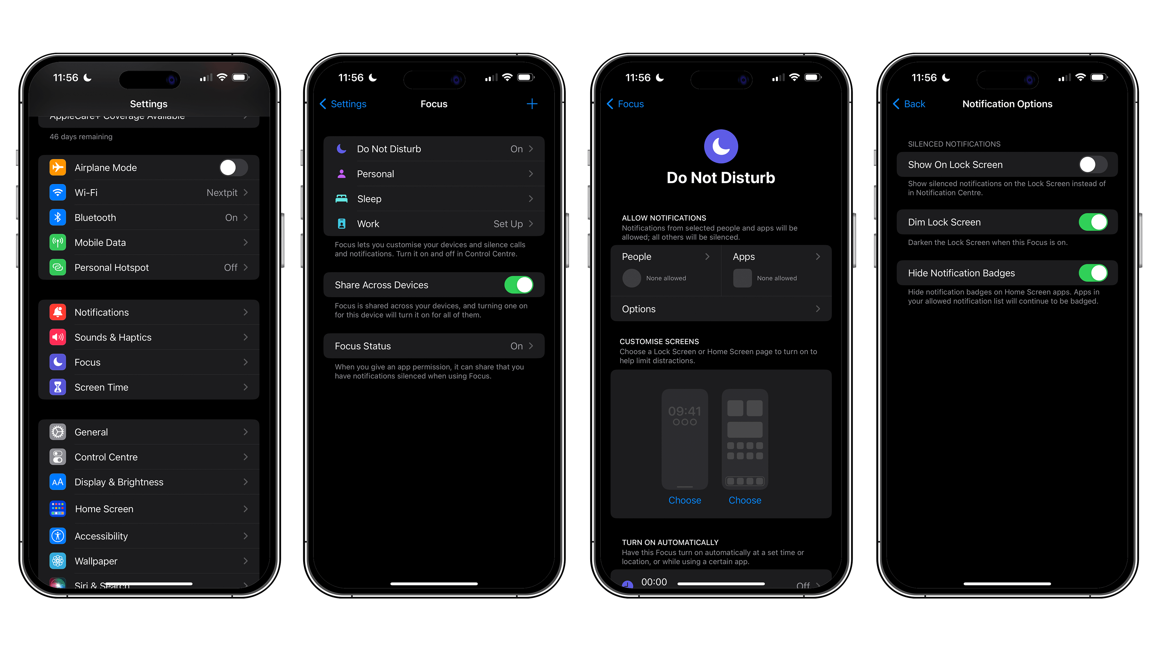 Activer vrai always on display ios 16 iphone 14 pro