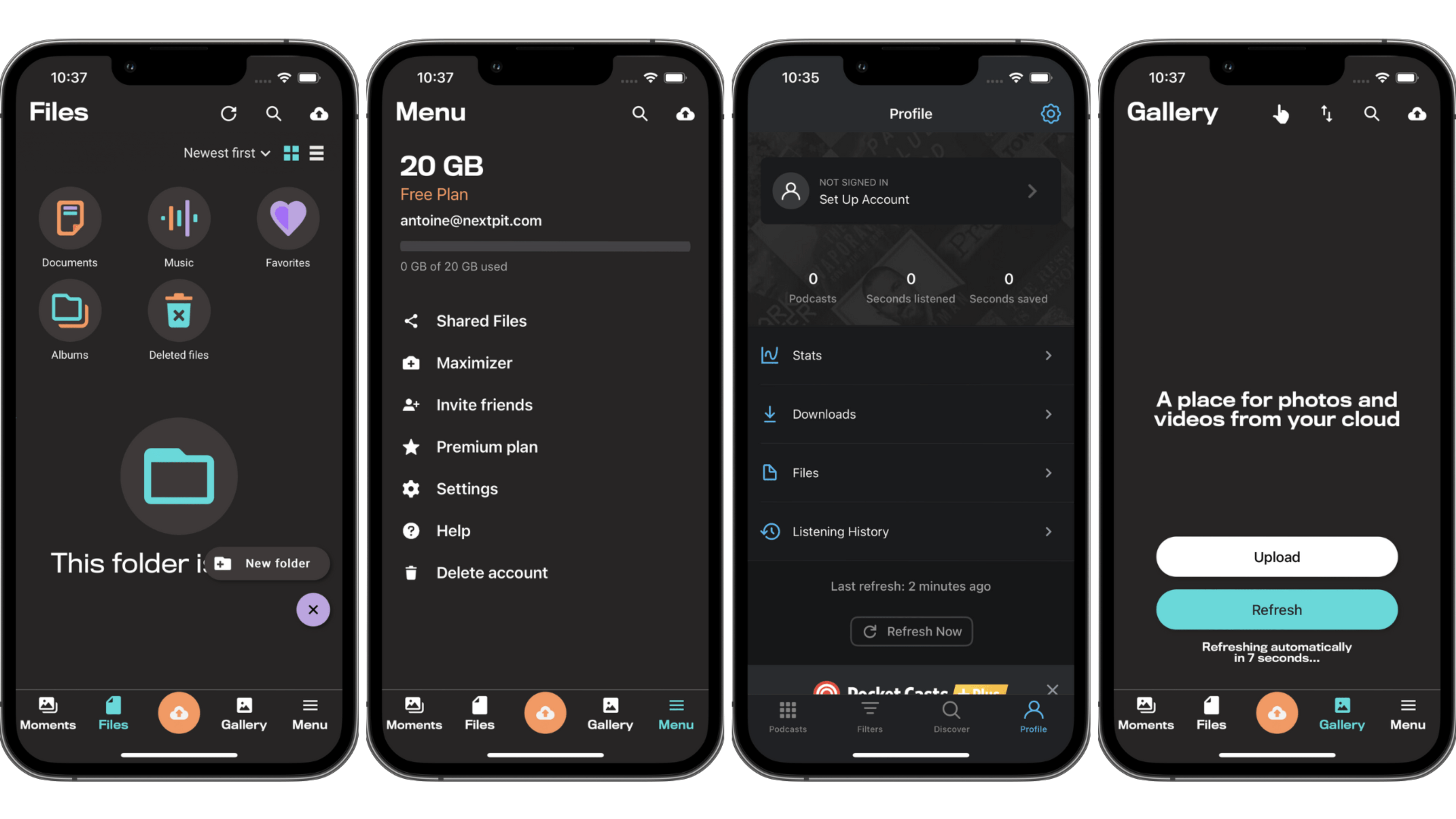 Best iOS apps screnshots Degoo