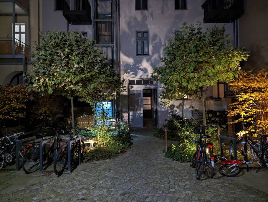 Google Pixel 7 test photo de nuit