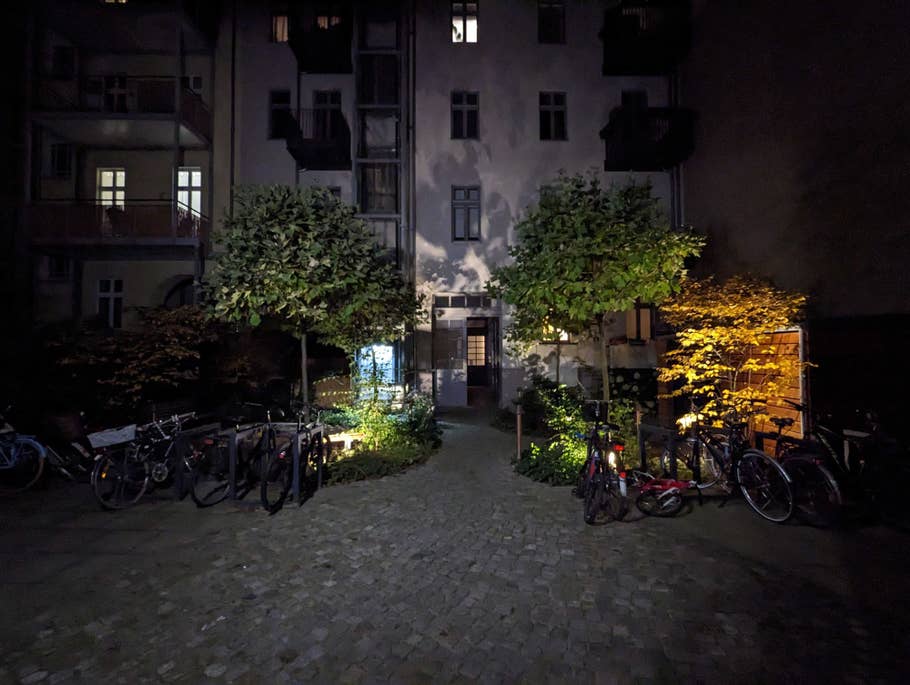 Google Pixel 7 test photo de nuit